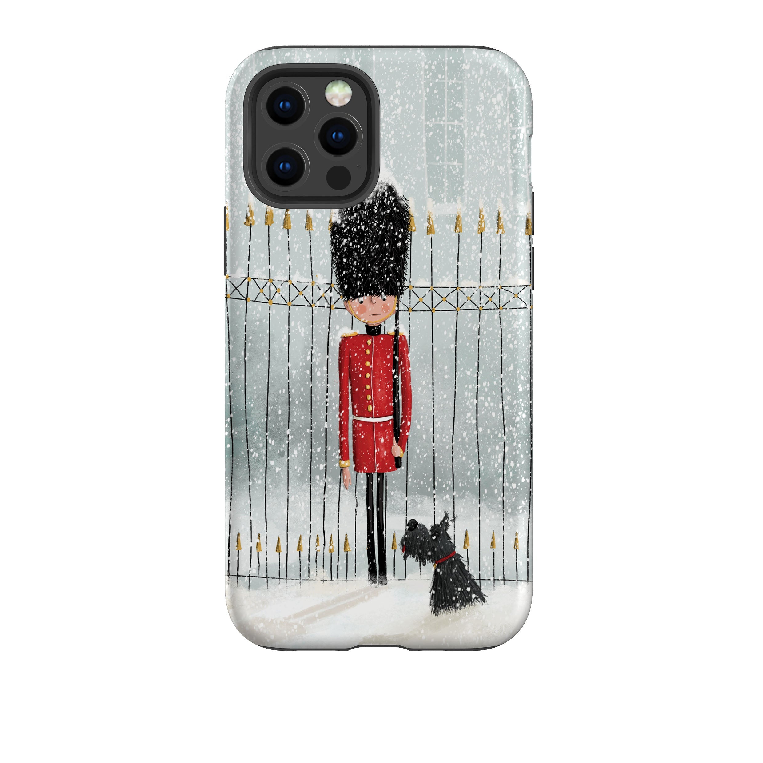 iPhone Tough Case - London In Snow By Maja Lindberg
