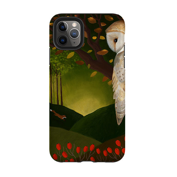 iPhone Tough Case - Autumn Owl And Fox By Bex Parkin