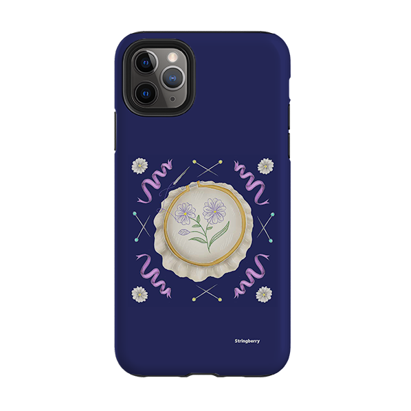 iPhone Tough Case - Daisy Needlework By Catherine Rowe