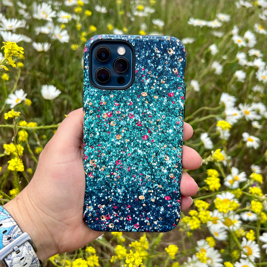 iPhone Tough Case - Butterfly Comet (case does not glitter)