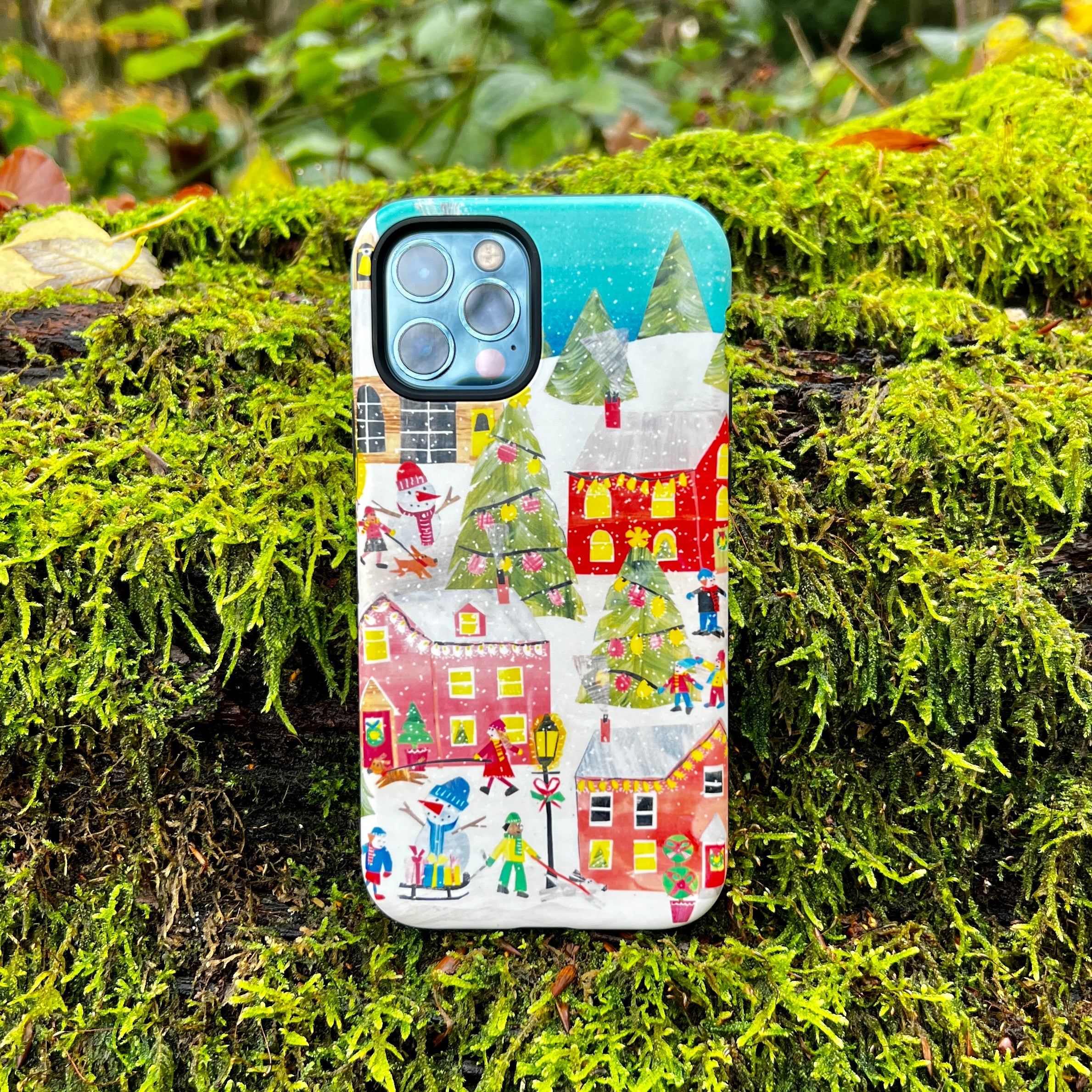 iPhone Tough Case - Winter Village By Tracey English