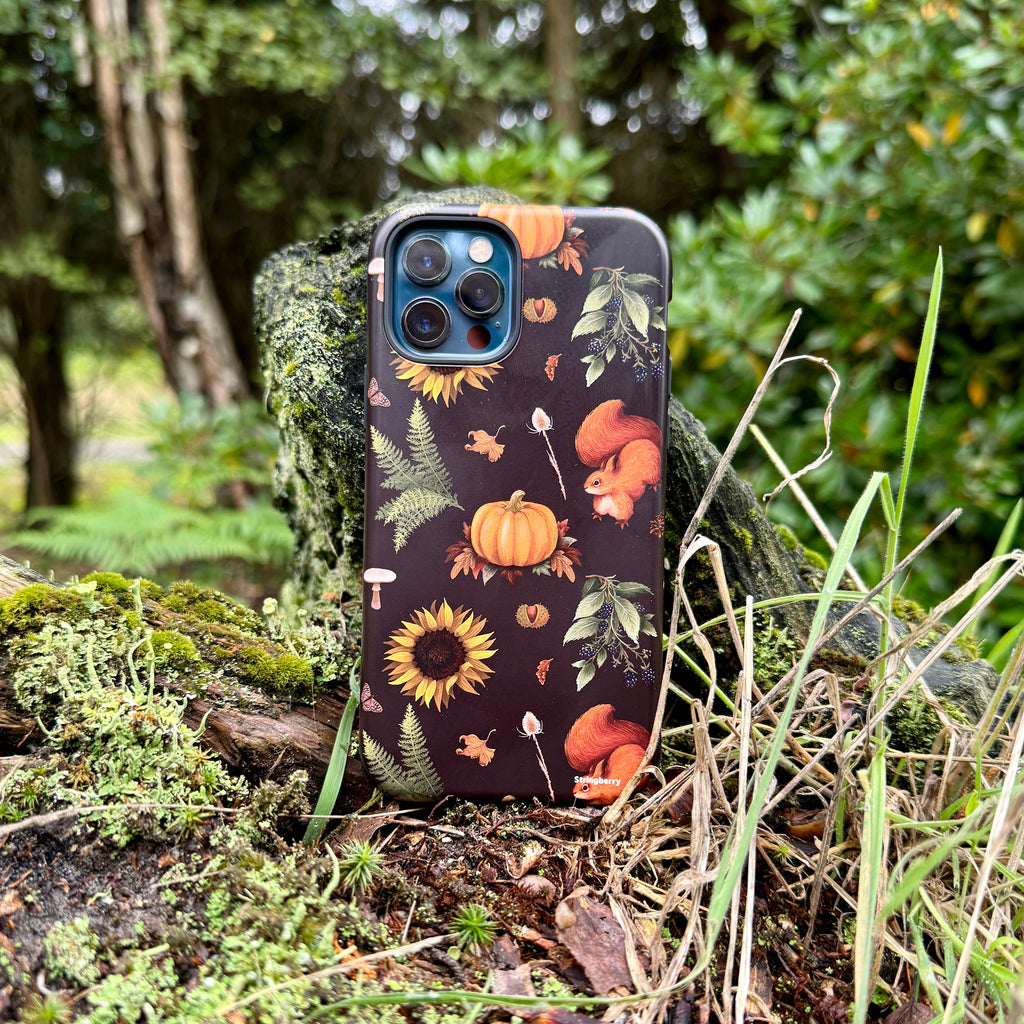 iPhone Tough Case - Autumn Pattern I By Anna Stead