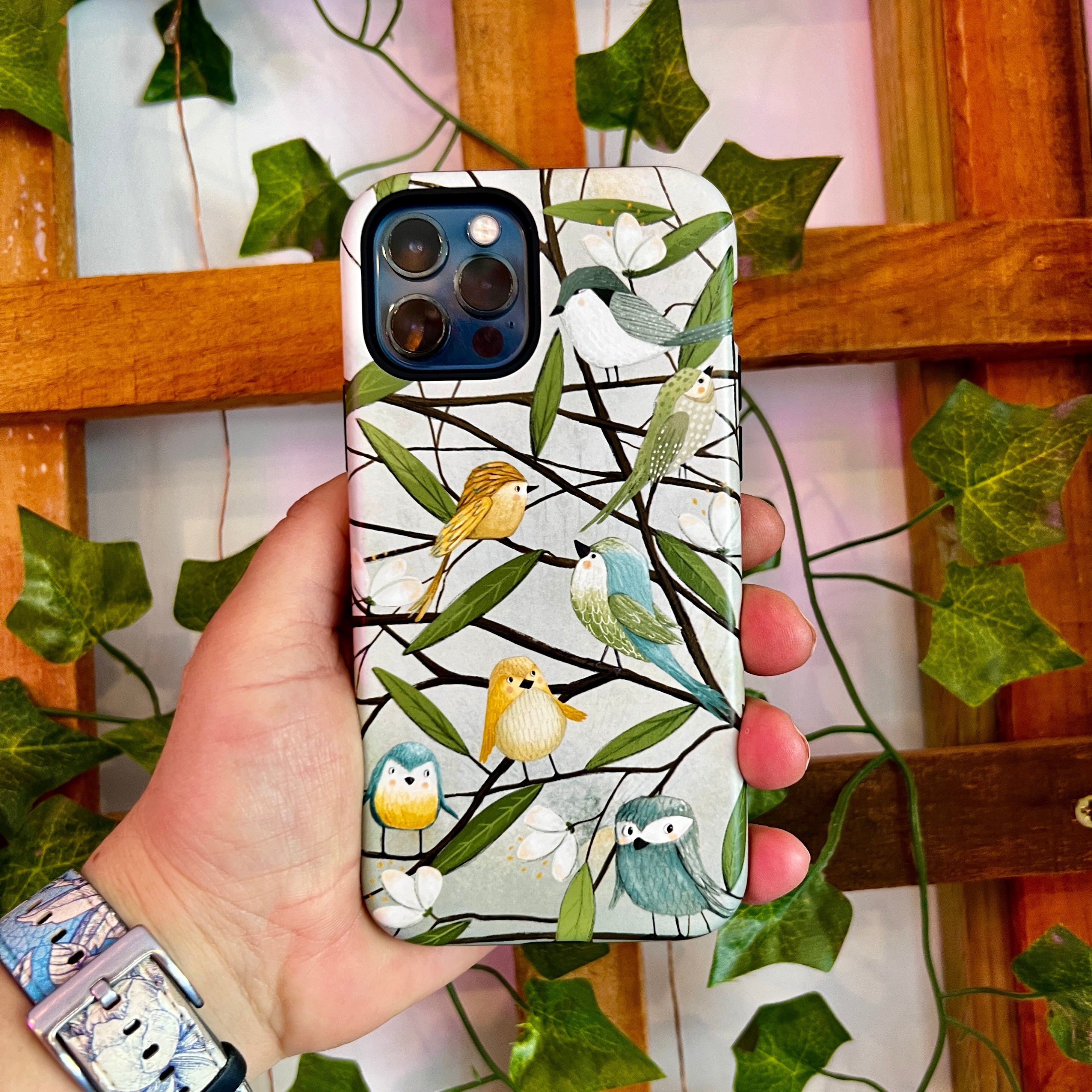 iPhone Tough Case - Birds By Maja Lindberg