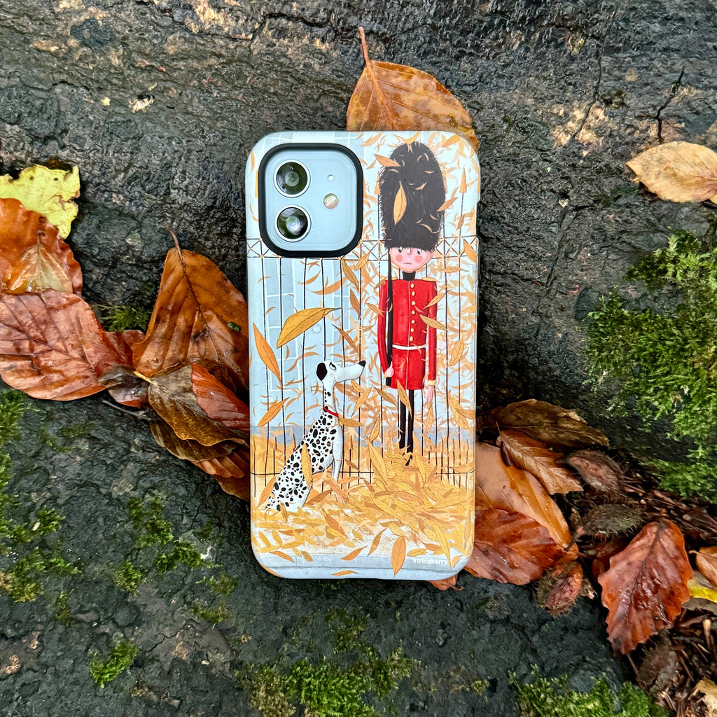 iPhone Tough Case - London In Leaves By Maja Lindberg