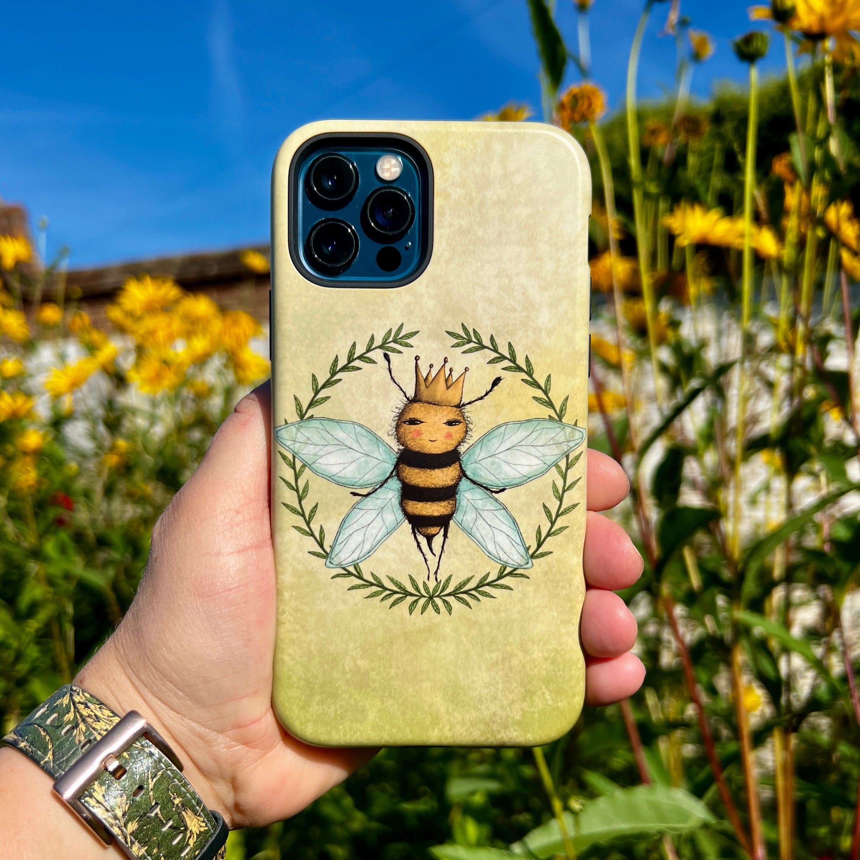 iPhone Tough Case - Queen Bee By Maja Lindberg