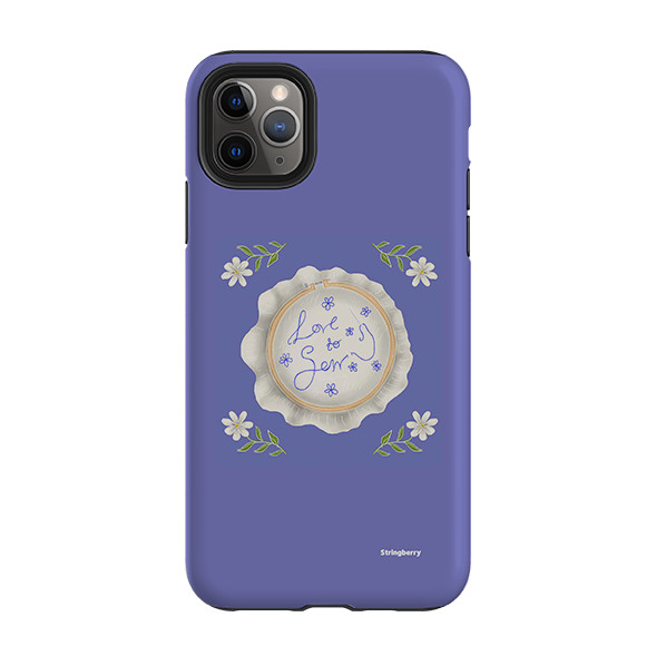 iPhone Tough Case - Love To Sew By Catherine Rowe