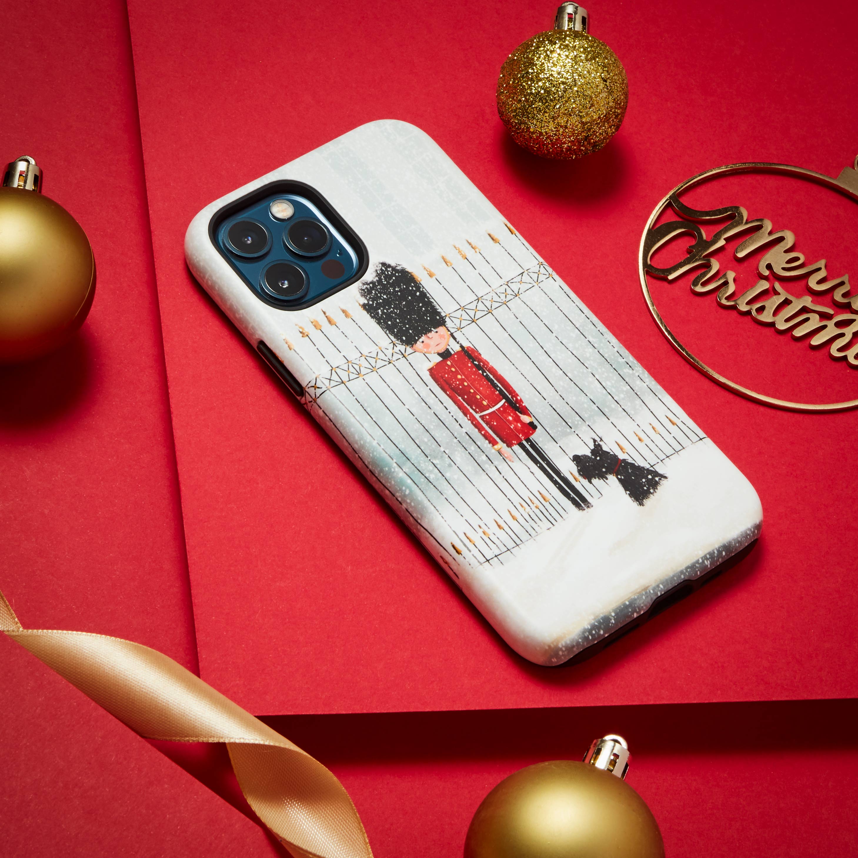 iPhone Tough Case - London In Snow By Maja Lindberg