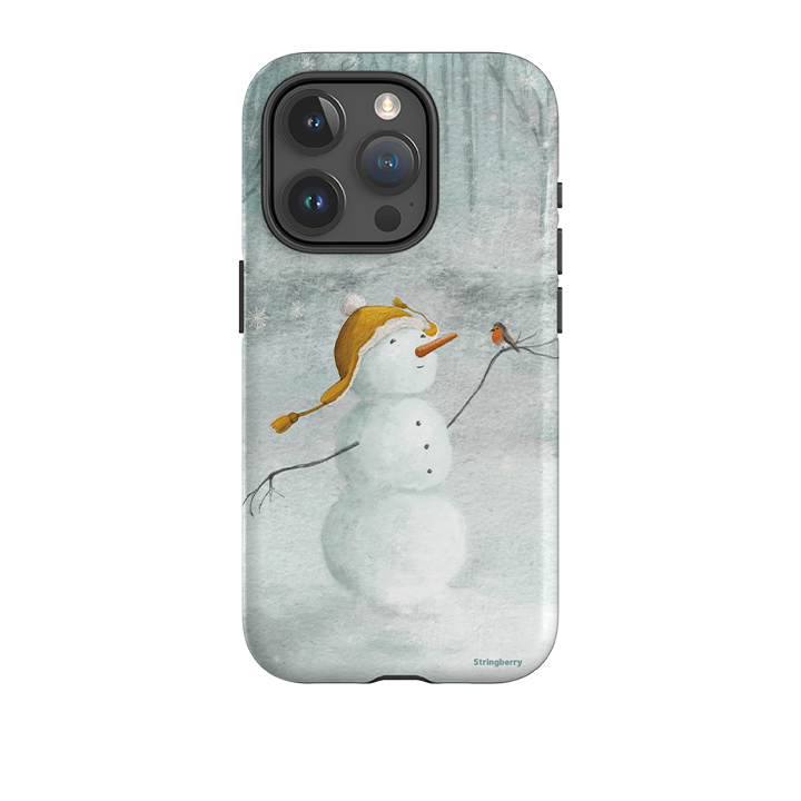 iPhone Tough Case - Snowman By Maja Lindberg