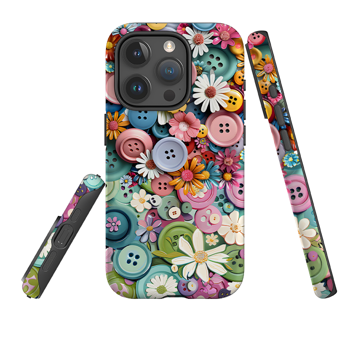 iPhone Case - Floral Buttons