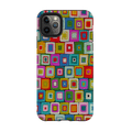 iPhone Tough Case - Atelier Blanket Squares Bright By Sarah Campbell
