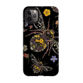 iPhone Tough Case - Floral Bumble Bees By Helen Ahpornsiri