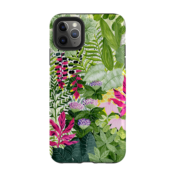 iPhone Tough Case - Pink Botanical By Bex Parkin